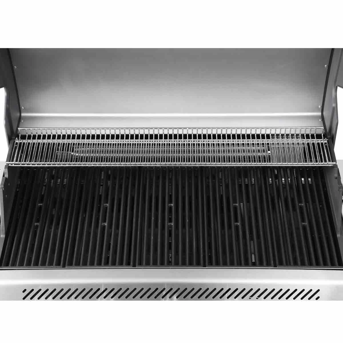 SANTOS S-518 Mit Seiten- & Heckbrenner, Edelstahl Inkl. Drehspieß, Rostheber & Silikonablage & Graviertes ZWILLING Pro Messer 11 SANTOS S-518 Mit Seiten- & Heckbrenner, Edelstahl Inkl. Drehspieß, Rostheber & Silikonablage & Graviertes ZWILLING Pro Messer – Bild 9