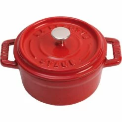 STAUB Mini Cocotte, 10 Cm, Kirsch-Rot, Gusseisen