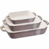 STAUB Ofenformenset, 3-tlg, Rechteckig, Antik-Grau -Napoleon Verkaufs-Shop 3439fd8978892e2f97413fa03faef56a