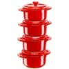 STAUB Cocotte Set, 4-tlg, Keramik, Kirsch-Rot -Napoleon Verkaufs-Shop 76c49a1df3a65cb19124cdbe4a8ce86d