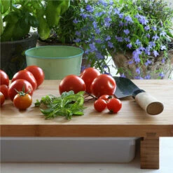 Cleenbo Classic Schneidebrett Bambus Mit Kunststoffwanne -Napoleon Verkaufs-Shop cleenbo classic bamboo xl d677474cc3aab4a6cdff0dbe25a678f6