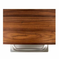 Cleenbo Schneidebrett Nussbaum Cube Mit Edelstahlwanne -Napoleon Verkaufs-Shop cleenbo cube walnut c667badebab68005c8f809547d99fba9