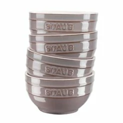 STAUB Schüsselset, 4-tlg, Antik-Grau, 700ml