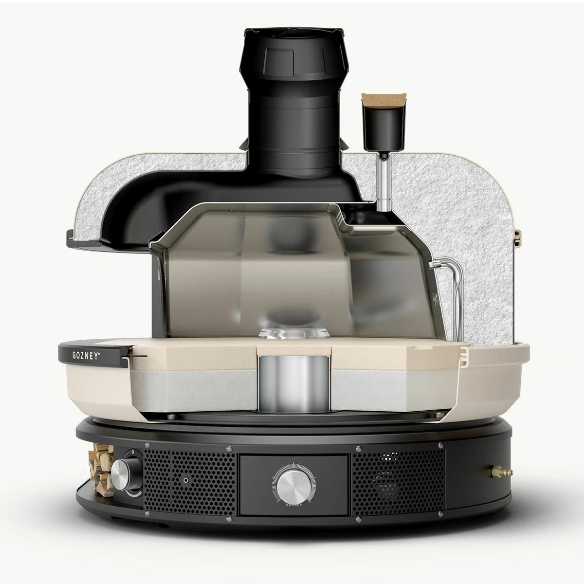 Gozney Dome Dual-Fuel Pizzaofen, Olivgrün 10 Gozney Dome Dual-Fuel Pizzaofen, Olivgrün – Bild 8