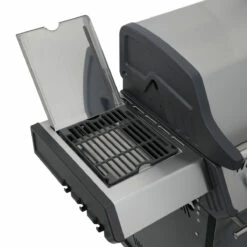 Napoleon Verkaufs-Shop 34 SANTOS Gasgrill S-318 | Seiten- & Heckbrenner, Edelstahl Inkl. Drehspieß, Rostheber & Silikonablage