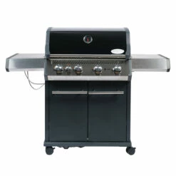 SANTOS S-401 Mit Seitenkocher, Schwarz, Inkl. Rostheber -Napoleon Verkaufs-Shop santos gasgrill s 401 mit seitenkocher schwarz c7d5e007a66b8d4b84af553144abd2d5
