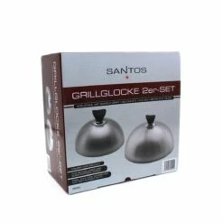 SANTOS Grillglocke Edelstahl, 2er Set -Napoleon Verkaufs-Shop santos grillglocke edelstahl 2er set 634eb8c12fff652f946baa6c3c69ed15