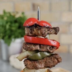 SANTOS Gyrosspieß Vertikal Edelstahl, 3-teilig -Napoleon Verkaufs-Shop santos gyrosspie vertikal edelstahl 3 teilig 69ad669ab0baad9cd91b0f477474e000