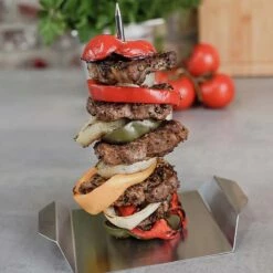 SANTOS Gyrosspieß Vertikal Edelstahl, 3-teilig -Napoleon Verkaufs-Shop santos gyrosspie vertikal edelstahl 3 teilig 6dda09276c461f09c9ab7c7fb3ca90ae