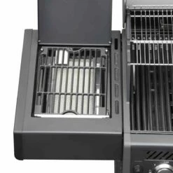 SANTOS S-418 All Black | Seiten- & Heckbrenner | Komplett Schwarz Inkl. Drehspieß, Rostheber & Silikonablage -Napoleon Verkaufs-Shop santos s 418 all black seiten heckbrenner komplett schwarz inkl drehspie silikonablage 29d73f9d4ae8a4600161da052a701311