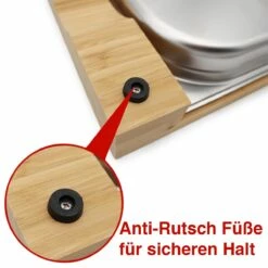 SANTOS Schneidebrett Bambus Mit Edelstahl-Auffangschale -Napoleon Verkaufs-Shop santos schneidebrett bambus mit edelstahl auffangschale ca9af076ae1c53edc45375e510e8202b
